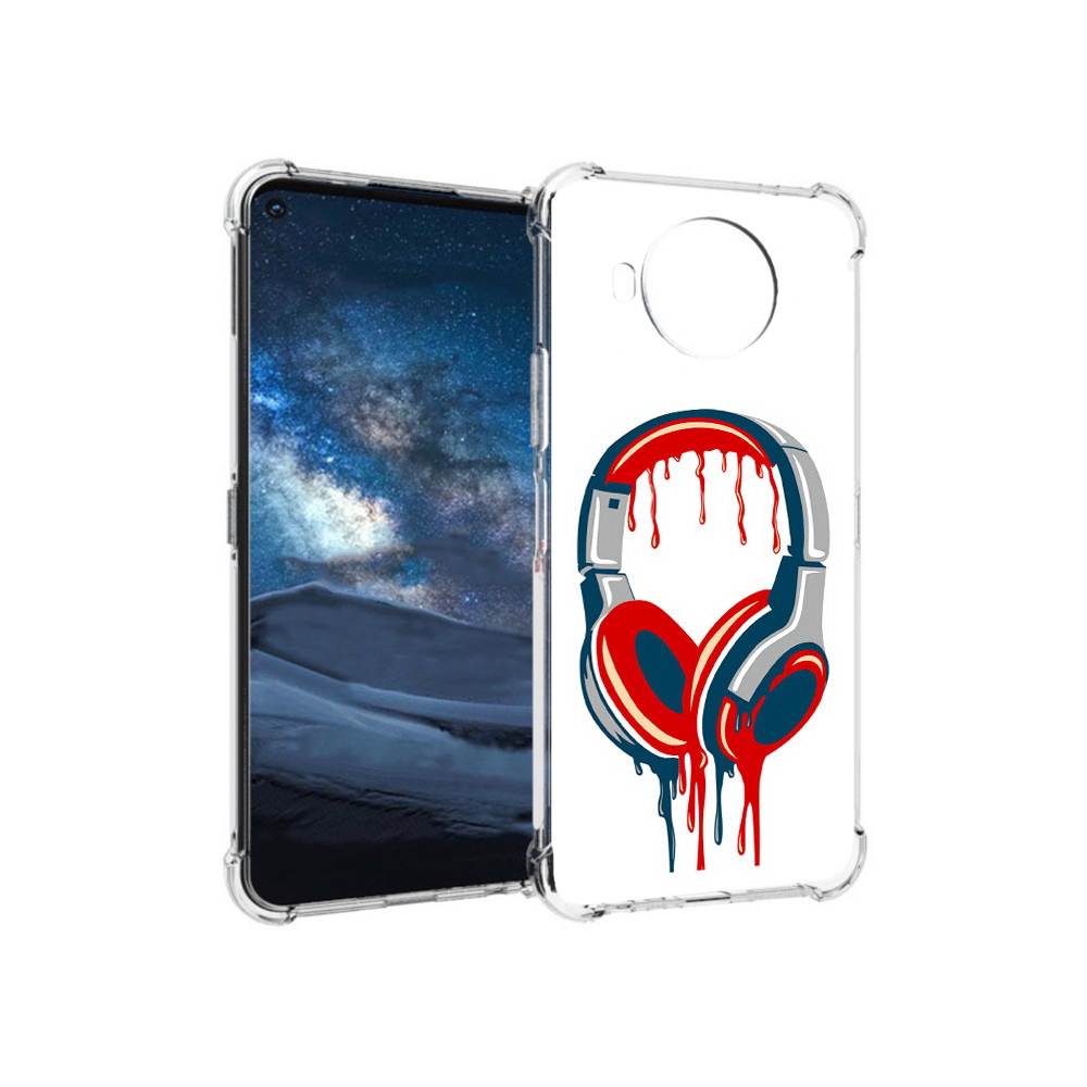 

Чехол MyPads Tocco для Nokia 8.3 не делай громко (PT227053.110.517), Прозрачный, Tocco