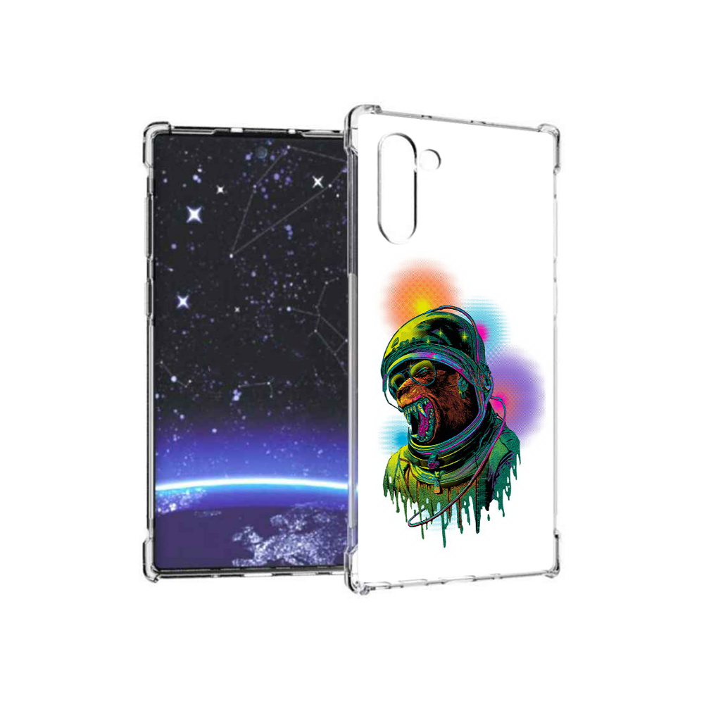 

Чехол MyPads Tocco для Samsung Galaxy Note 10 медведь космонавт (PT135782.511.466), Прозрачный, Tocco