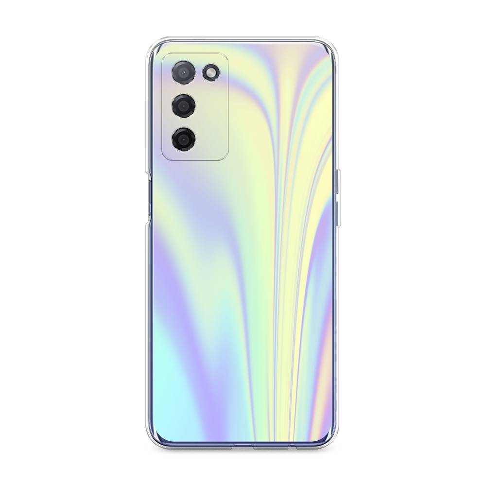 

Силиконовый чехол "Фиолетовая голограмма" на Oppo A55, Фиолетовая голограмма