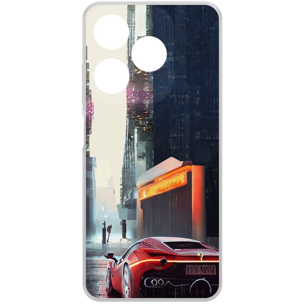 

Чехол-накладка Case Сити для TECNO Spark 10, Прозрачный