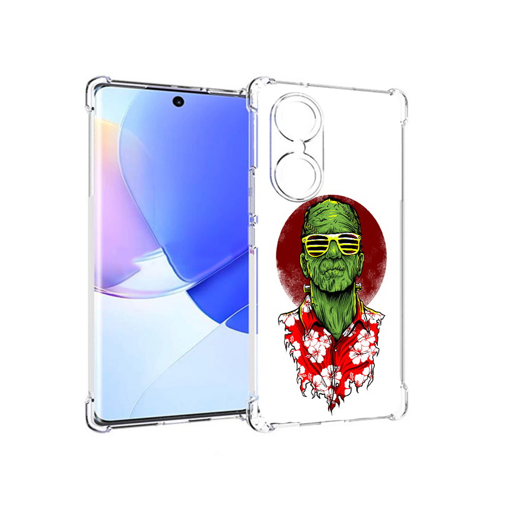 

Чехол MyPads Tocco для Honor 60 крутой зеленый мужчина в очках, Прозрачный, Tocco