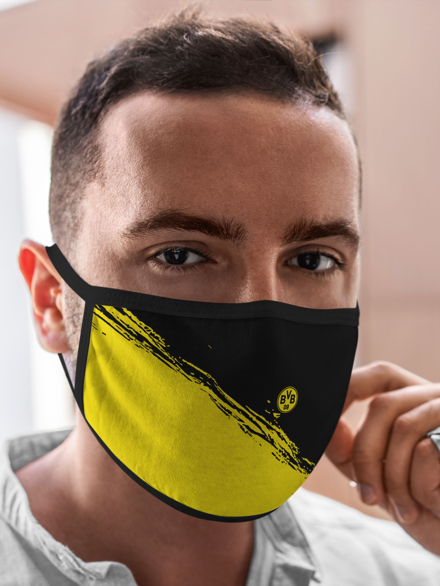 

Многоразовая маска унисекс Burnettie Borussia Borussia., Разноцветный, Borussia Borussia.