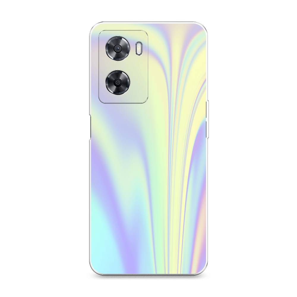

Силиконовый чехол "Фиолетовая голограмма" на Oppo A57 4G, Фиолетовая голограмма