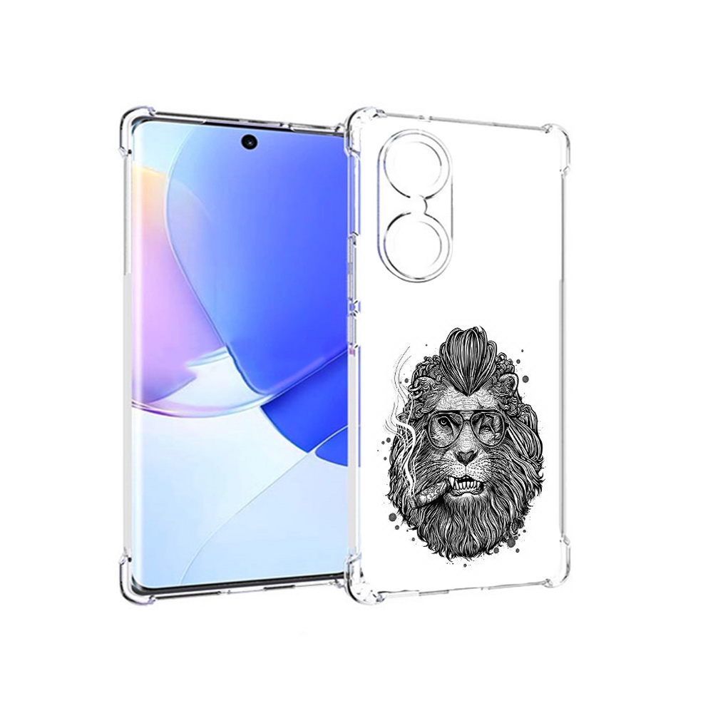 

Чехол MyPads Tocco для Honor 60 курящий лев, Прозрачный, Tocco