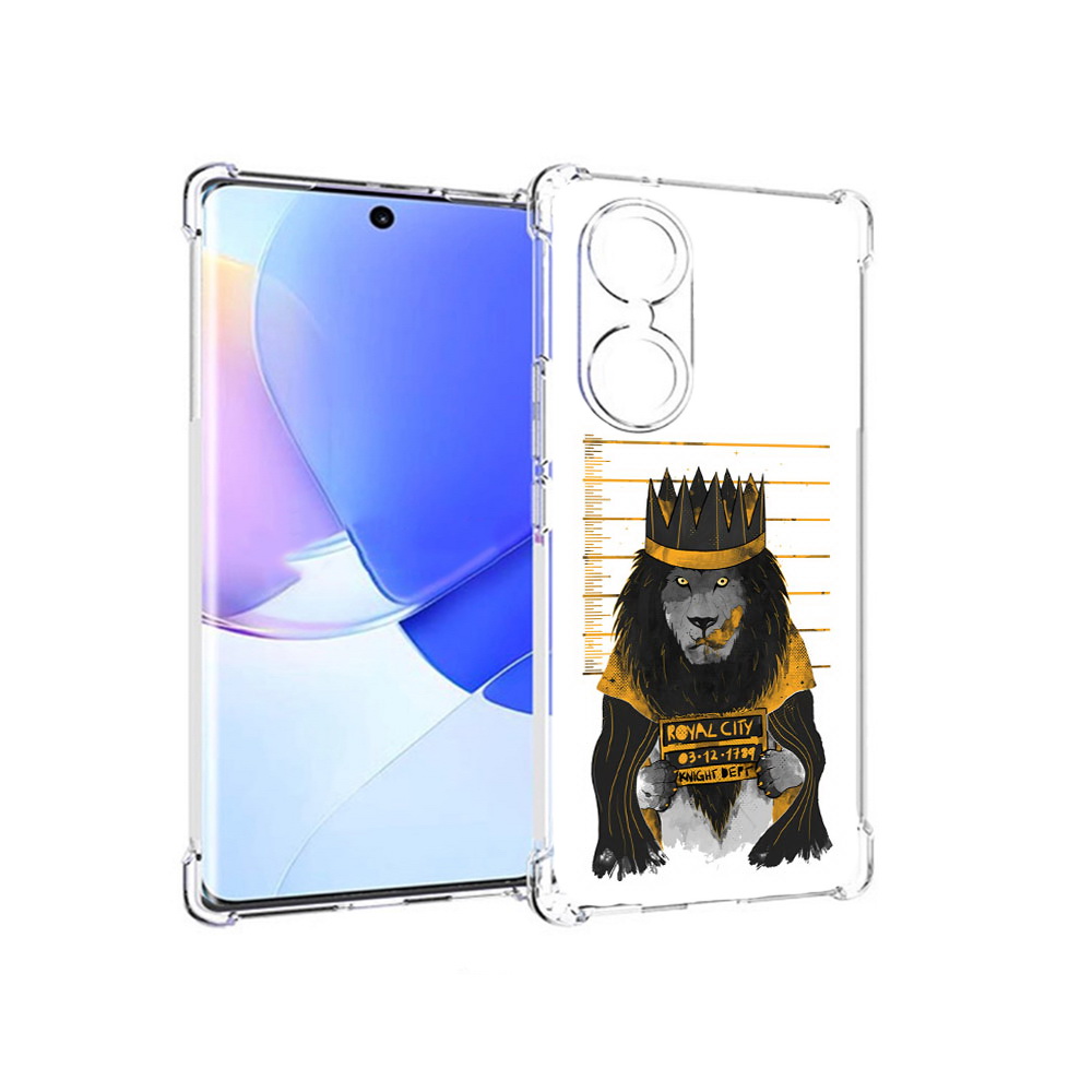 

Чехол MyPads Tocco для Honor 60 лев в законе, Прозрачный, Tocco