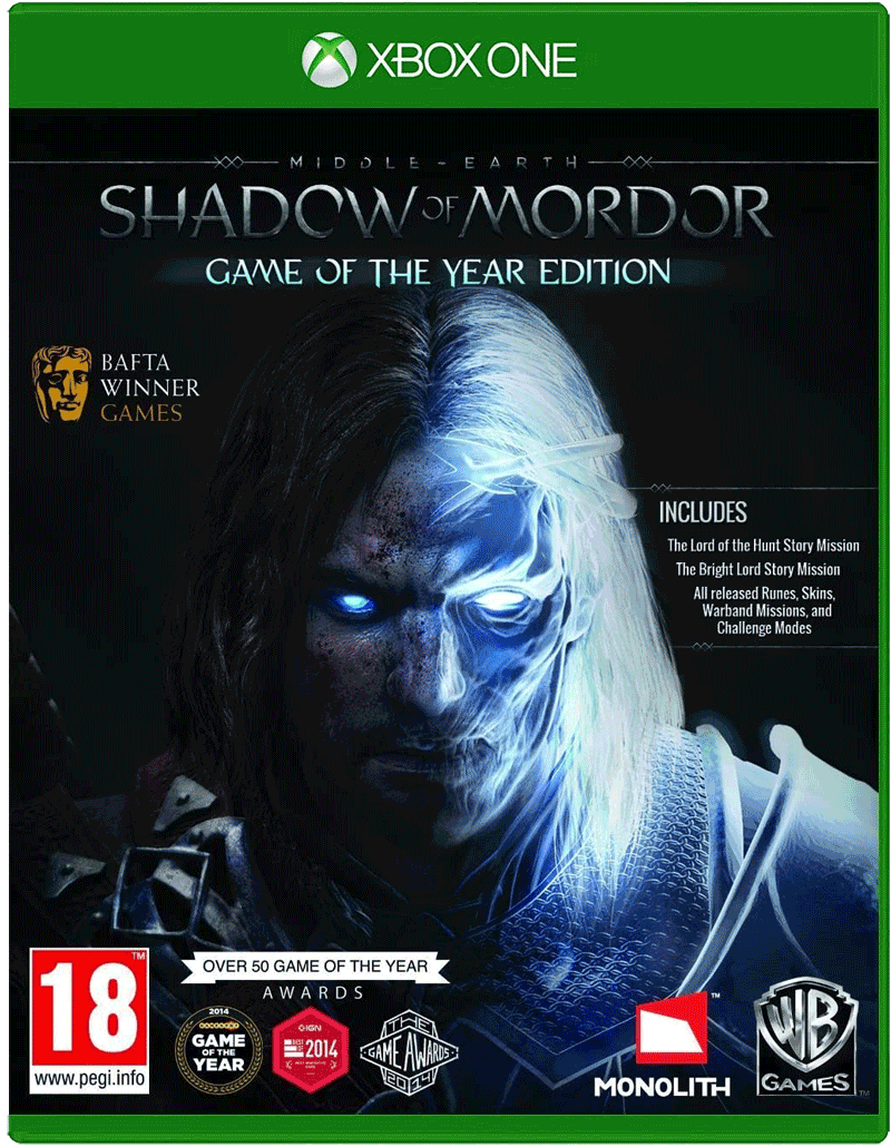 Игра Middle Earth Shadow Of Mordor GOTY (Xbox One; Series X, русские субтитры)