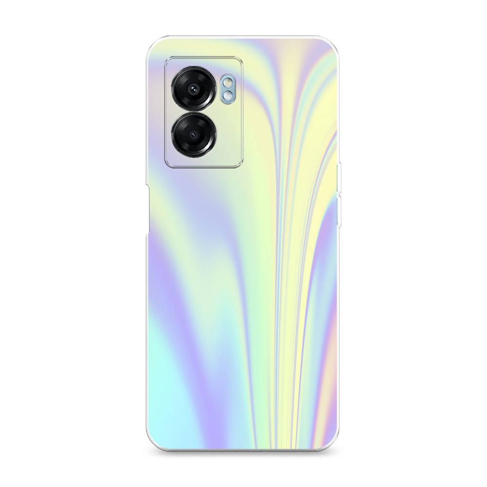 

Силиконовый чехол "Фиолетовая голограмма" на Oppo A57 5G, Фиолетовая голограмма