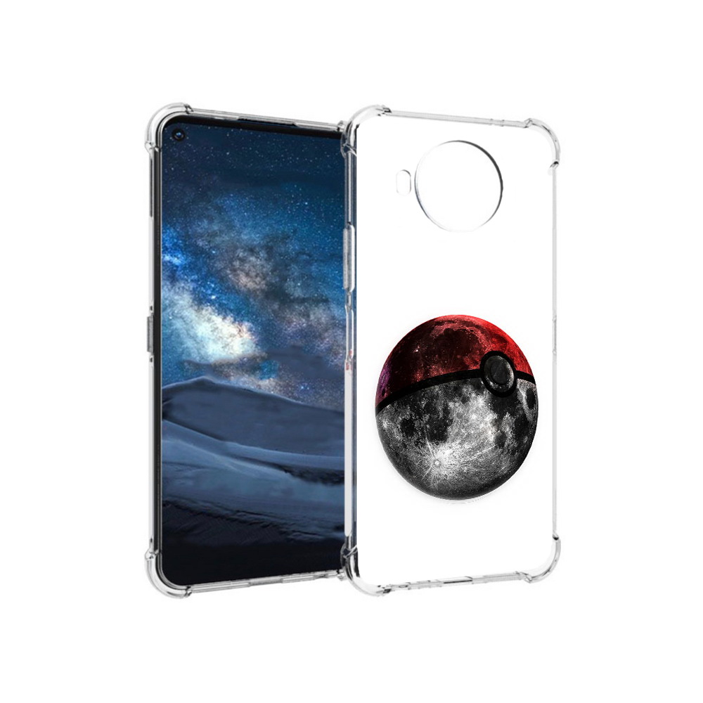 

Чехол MyPads Tocco для Nokia 8.3 планета покебол (PT227053.110.543), Прозрачный, Tocco
