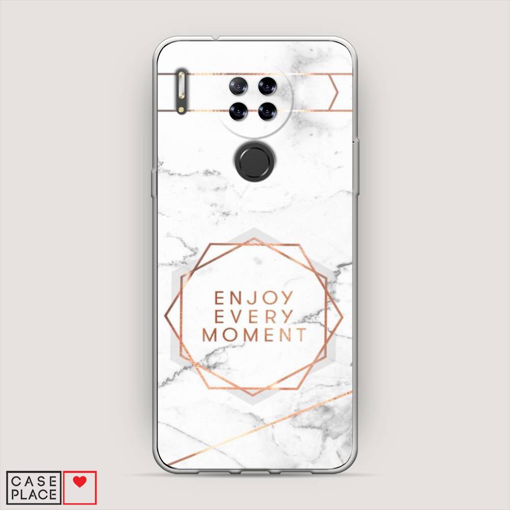 

Чехол Awog на Blackview A80 "Enjoy every moment мрамор", Разноцветный, 280150-7