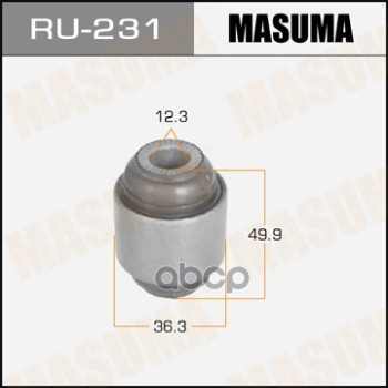 

Ru231 сайлентблок Задней Цапфы Toyota Caldina At190/St190 92-96 Masuma арт. RU231