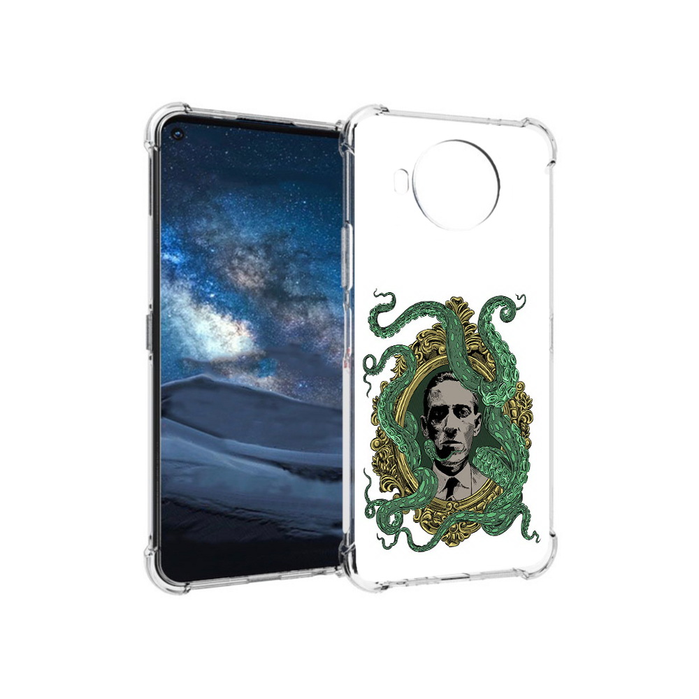 

Чехол MyPads Tocco для Nokia 8.3 портрет с кракеном (PT227053.110.552), Прозрачный, Tocco