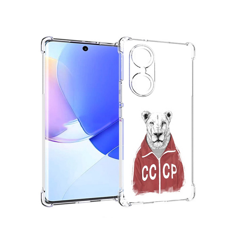 

Чехол MyPads Tocco для Honor 60 львица ссср, Прозрачный, Tocco