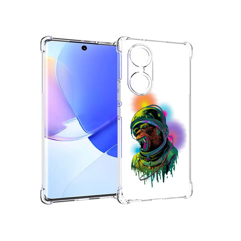 

Чехол MyPads Tocco для Honor 60 медведь космонавт, Прозрачный, Tocco