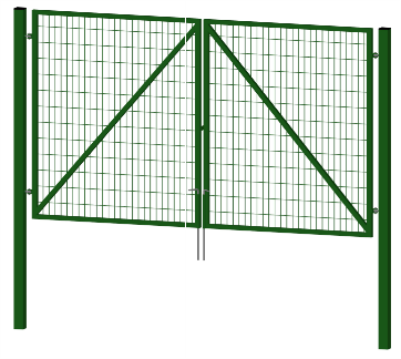 

Ворота распашные DFence 3000х1800 мм.