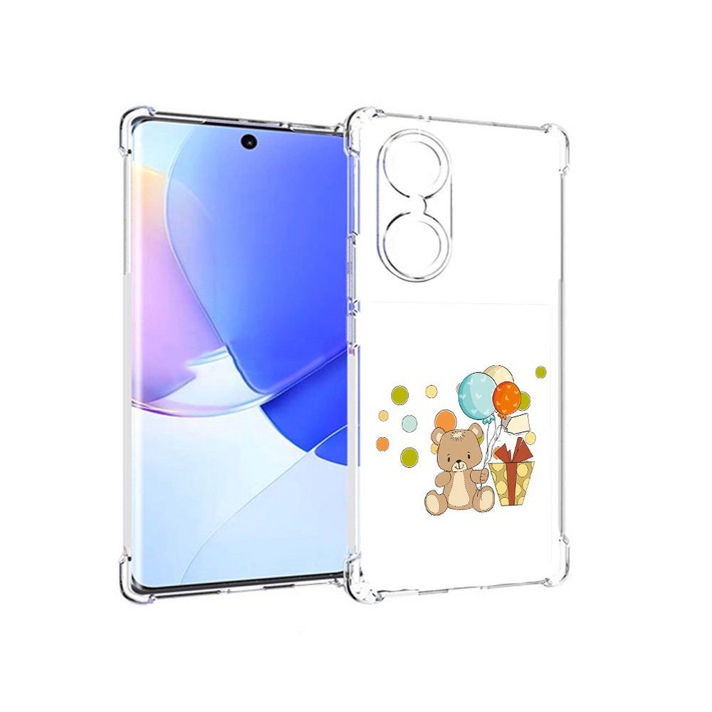 

Чехол MyPads Tocco для Honor 60 медвеженок с подарком, Прозрачный, Tocco