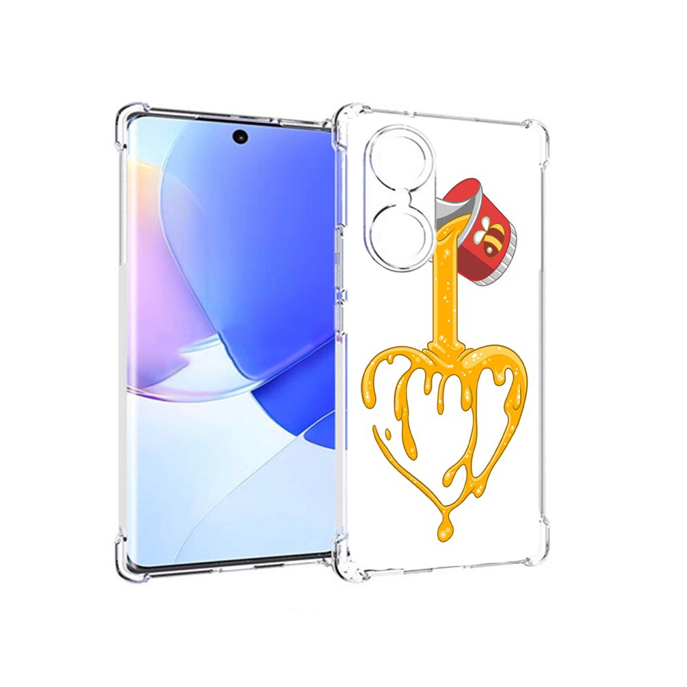 

Чехол MyPads Tocco для Honor 60 медовое сердце, Прозрачный, Tocco