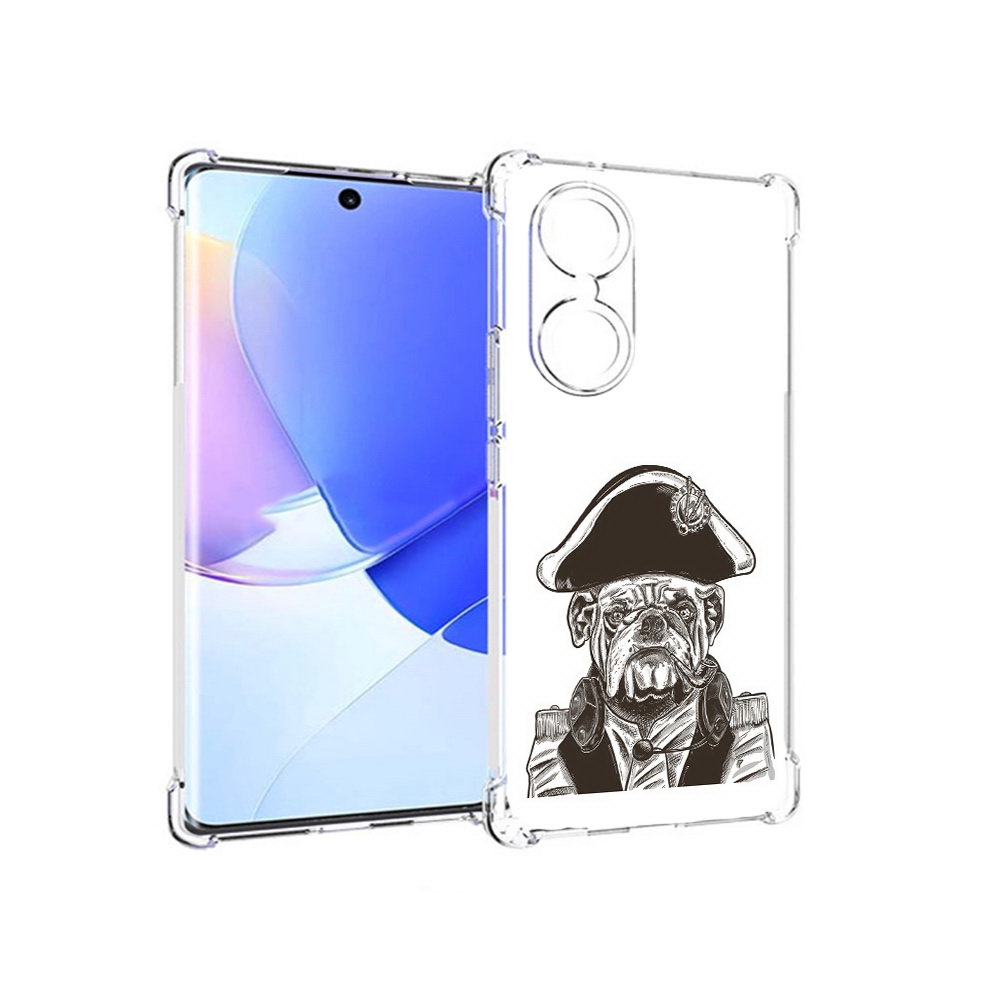 

Чехол MyPads Tocco для Honor 60 мопс генерал, Прозрачный, Tocco