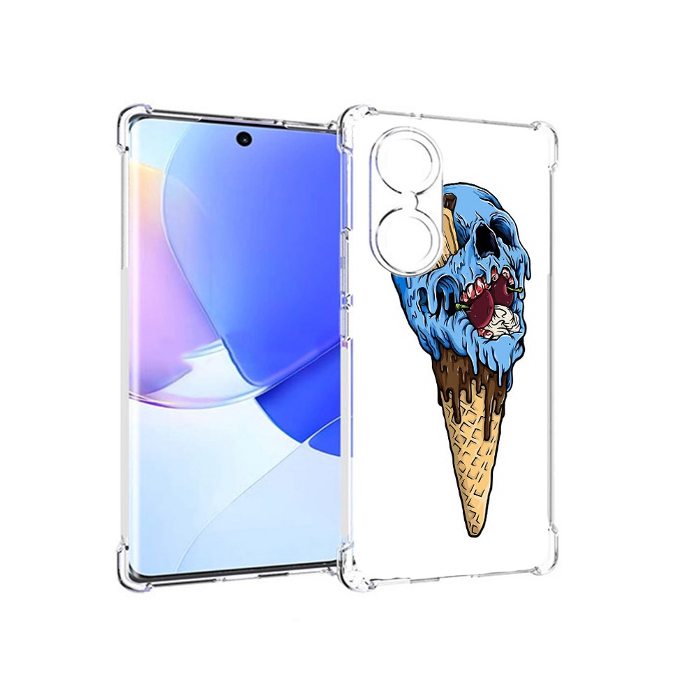 

Чехол MyPads Tocco для Honor 60 мороженное череп, Прозрачный, Tocco