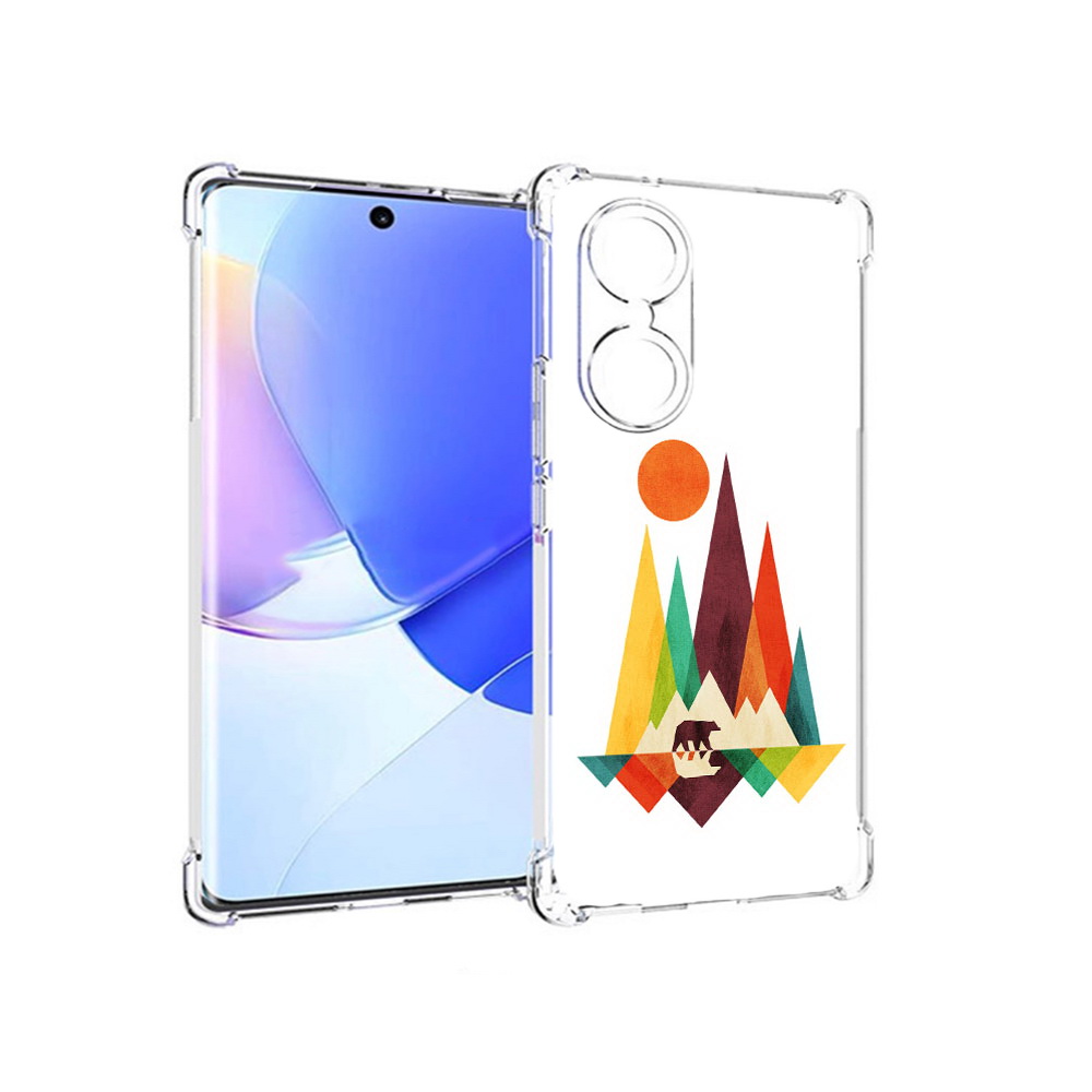 

Чехол MyPads Tocco для Honor 60 нарисованные горы с медведем, Прозрачный, Tocco
