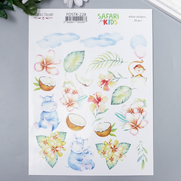 

Набор стикеров "Fabrica Decoru" 20 шт №228, Фабрика декора