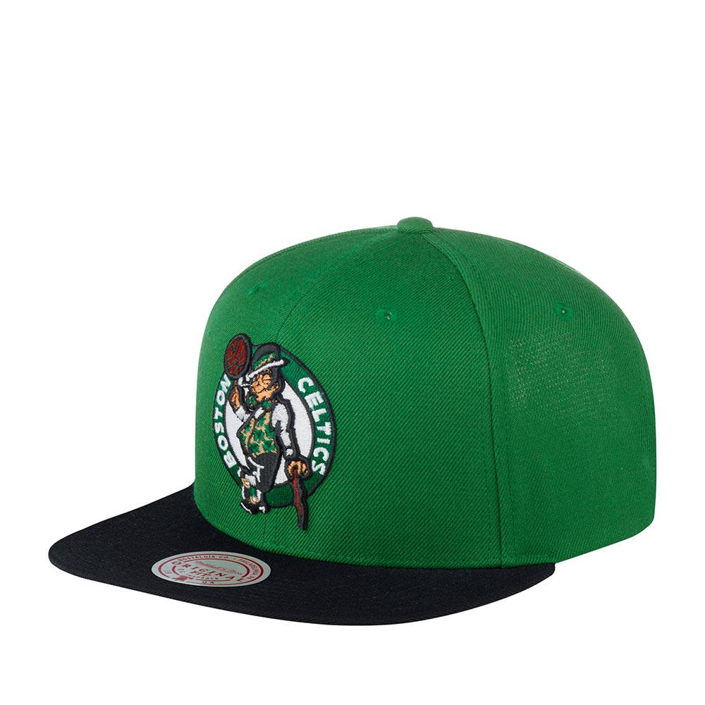 

Бейсболка унисекс Mitchell & Ness HHSS3264-BCEYY Boston Celtics зеленая/черная, Зеленый, HHSS3264-BCEYY Boston Celtics NBA