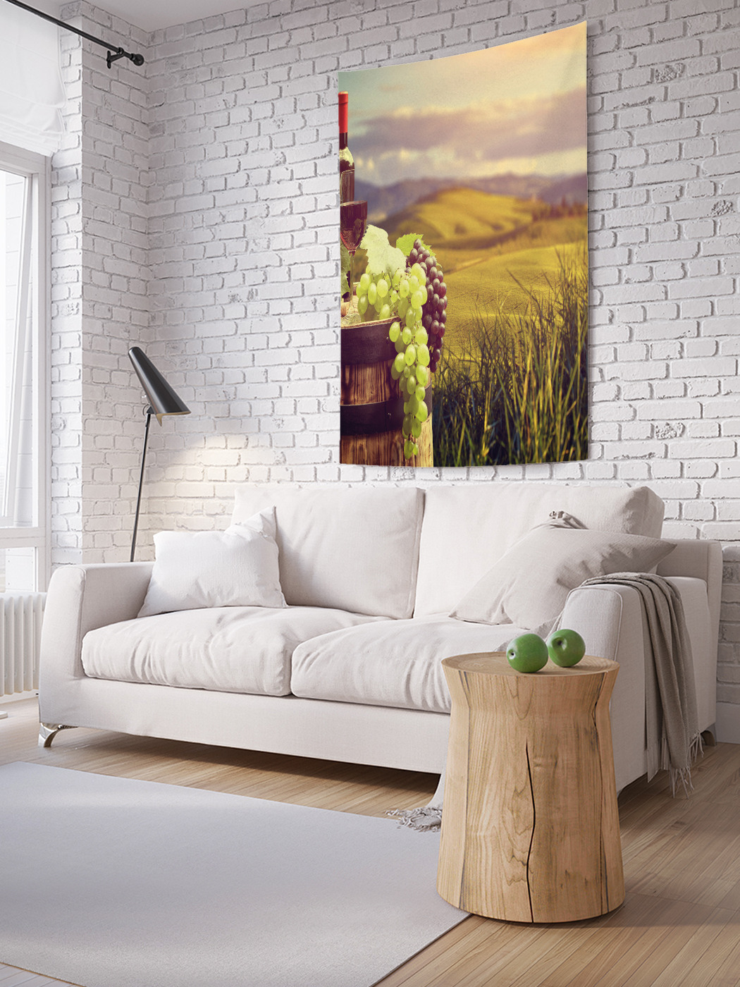 

Вертикальное фотопанно на стену JoyArty Пикник с вином 150x200 см, Пикник с вином