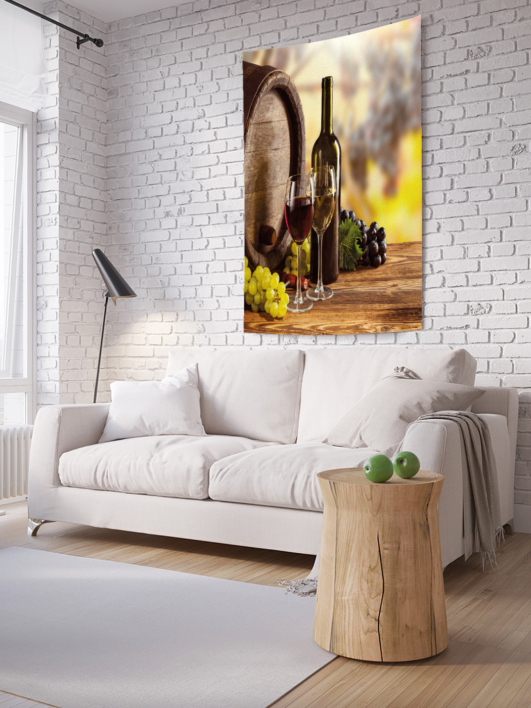 

Вертикальное фотопанно на стену JoyArty Налитый бокал 150x200 см, Налитый бокал