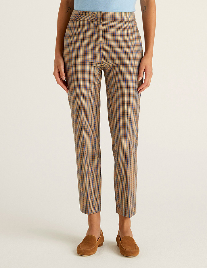 

Брюки женские United Colors of Benetton 21A_46OFDF001 разноцветные 46, 21A_46OFDF001