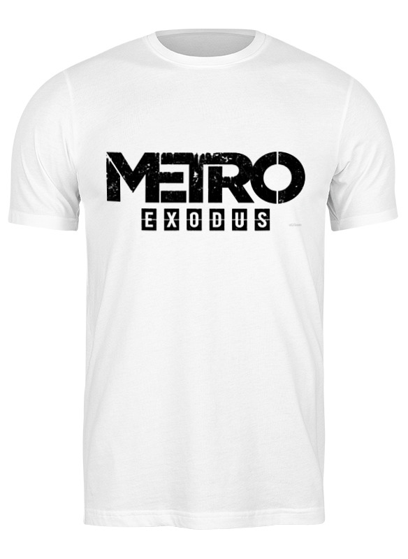 Футболка мужская Printio Metro exodus белая, футболка, белый, хлопок  - купить