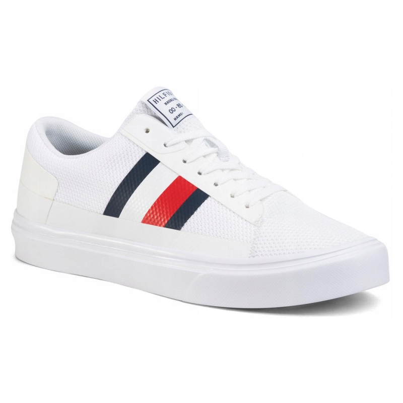 Кеды мужские Tommy Hilfiger, FM0FM02689, размер 44 белый