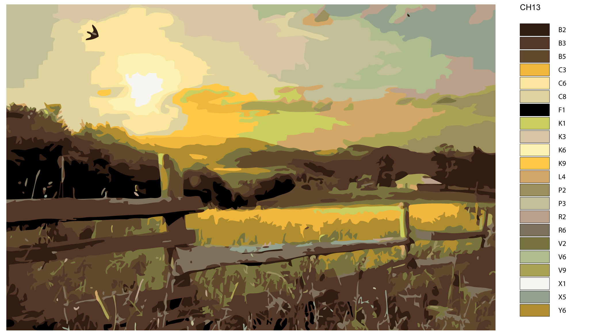 

Картина по номерам, Живопись по номерам, 48 x 72, KTMK-CH13, KTMK-CH13