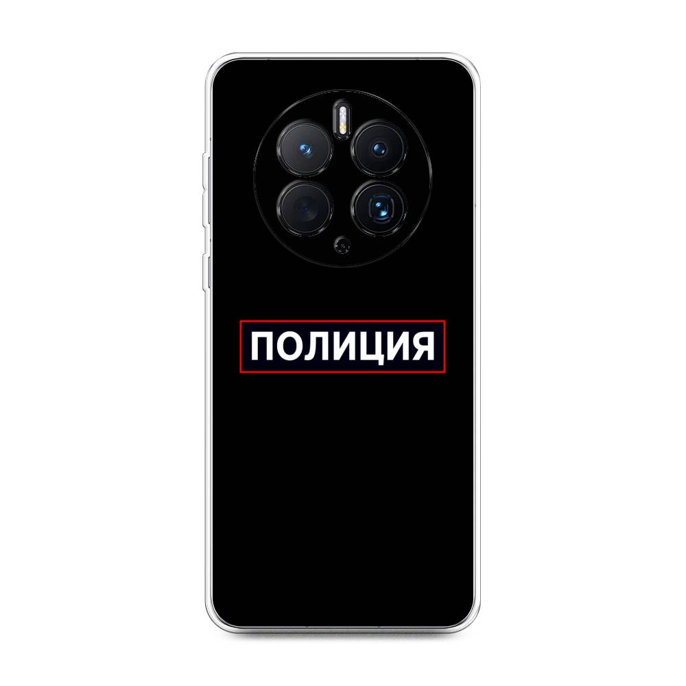 

Чехол Awog для Huawei Mate 50 Pro "Police logo", Черный;белый;красный, 6109950-5