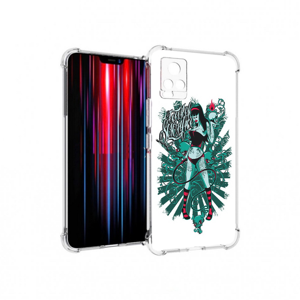 

Чехол MyPads Tocco для Vivo V20 PRO нарисованная девушка в татуировках (PT226964.386.499), Прозрачный, Tocco