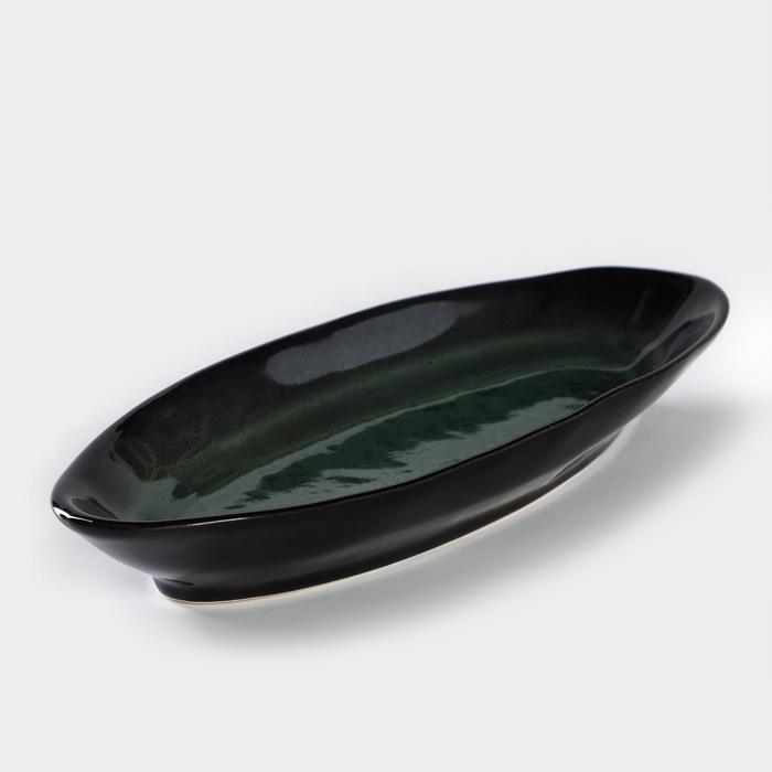 

Блюдо для рыбы Хорекс Verde notte, 11,5х28 см, Зеленый