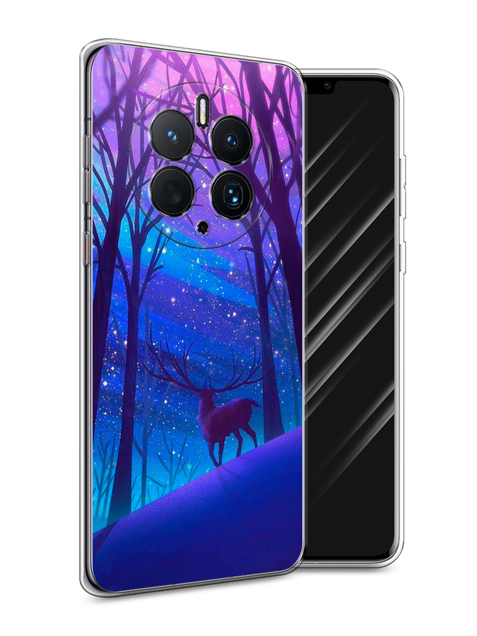 

Чехол Awog для Huawei Mate 50 Pro "Северный олень", Фиолетовый;голубой;синий, 6109950-2