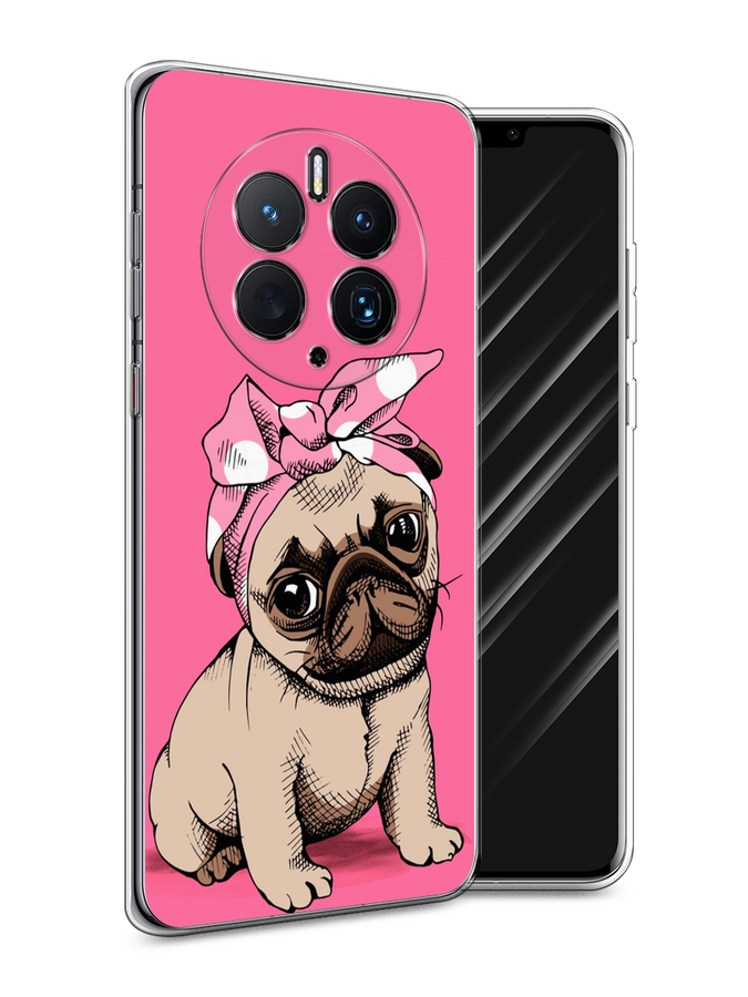 

Чехол Awog для Huawei Mate 50 Pro "Dog Pin-Up", Розовый;бежевый, 6109950-2