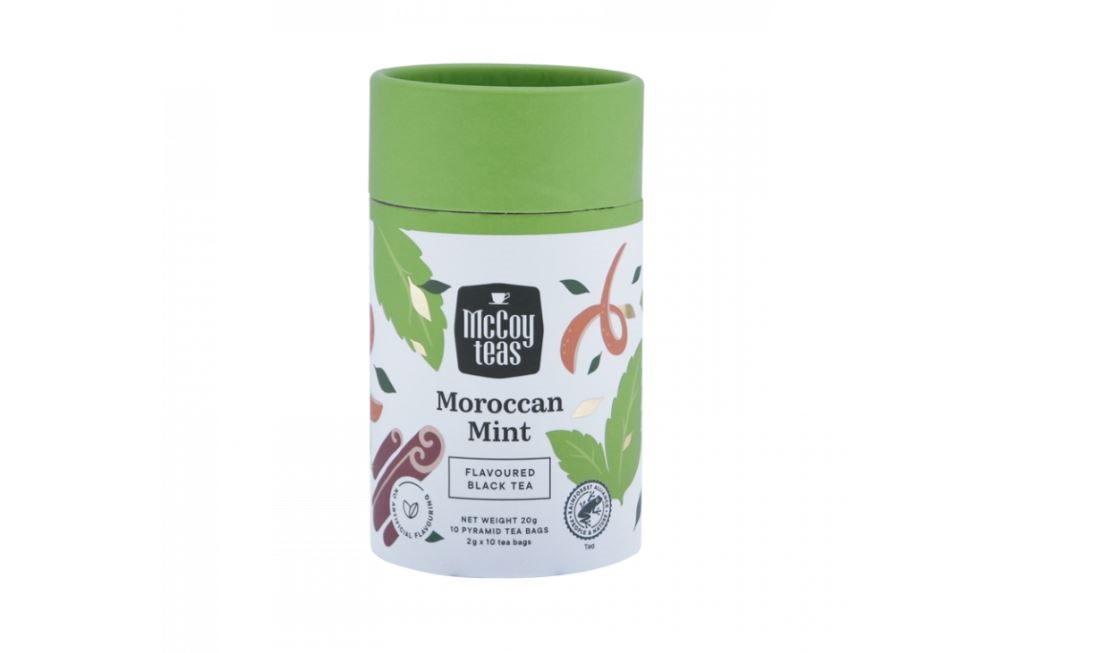 

Из Шри-Ланки: Чай чёрный McCoy Teas Moroccan Mint 10 пакетиков