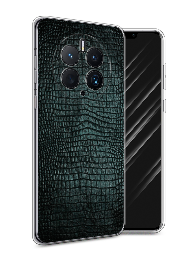 

Чехол Awog для Huawei Mate 50 Pro "Черная змея", Черный;серый;голубой, 6109950-3