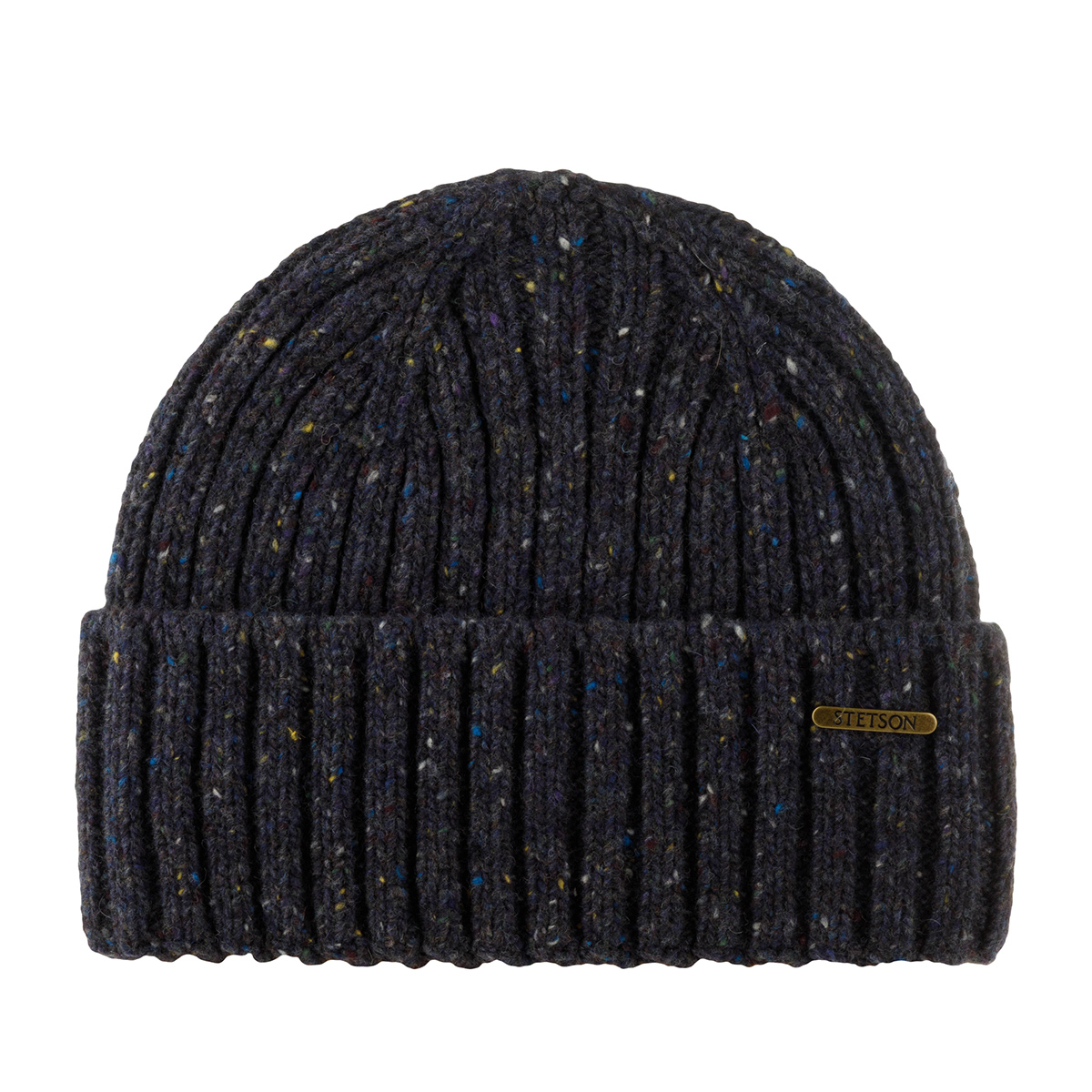

Шапка бини унисекс Stetson 8599390 серая/синяя, Серый, 8599390