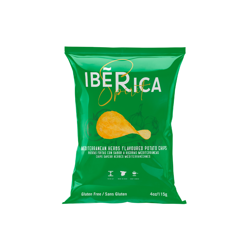 Чипсы картофельные Iberica Spirit Mediterranean Herbs, 115 г