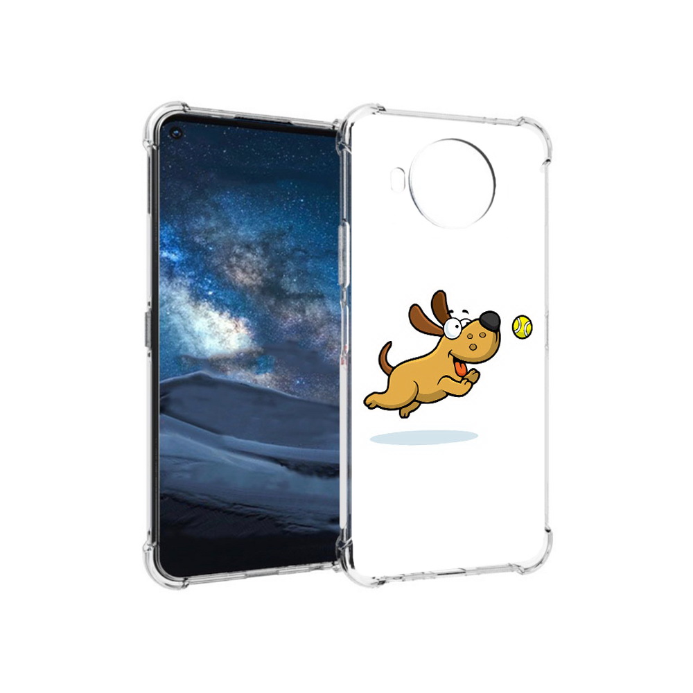 

Чехол MyPads Tocco для Nokia 8.3 пёсик (PT227053.110.563), Прозрачный, Tocco