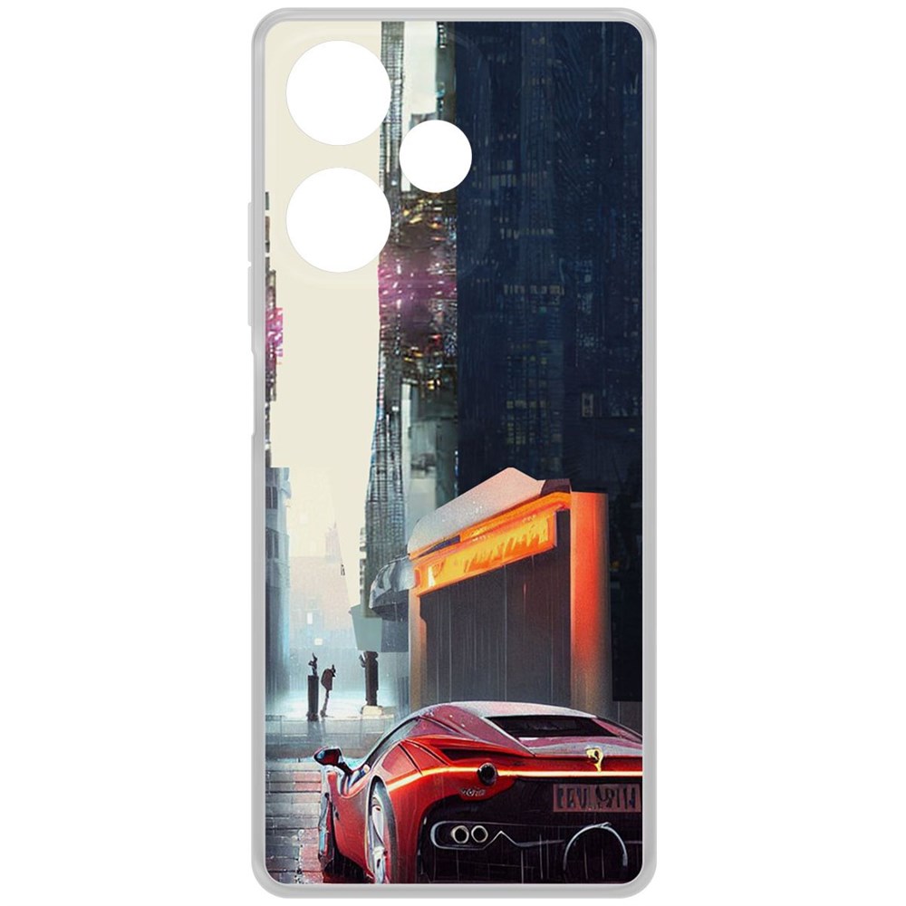 

Чехол-накладка Case Сити для INFINIX Hot 30, Прозрачный