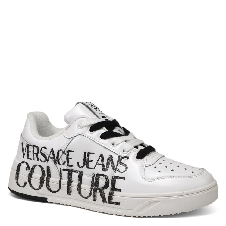 

Кеды мужские Versace Jeans Couture 76YA3SJ5 белые 44 EU, Белый, 76YA3SJ5