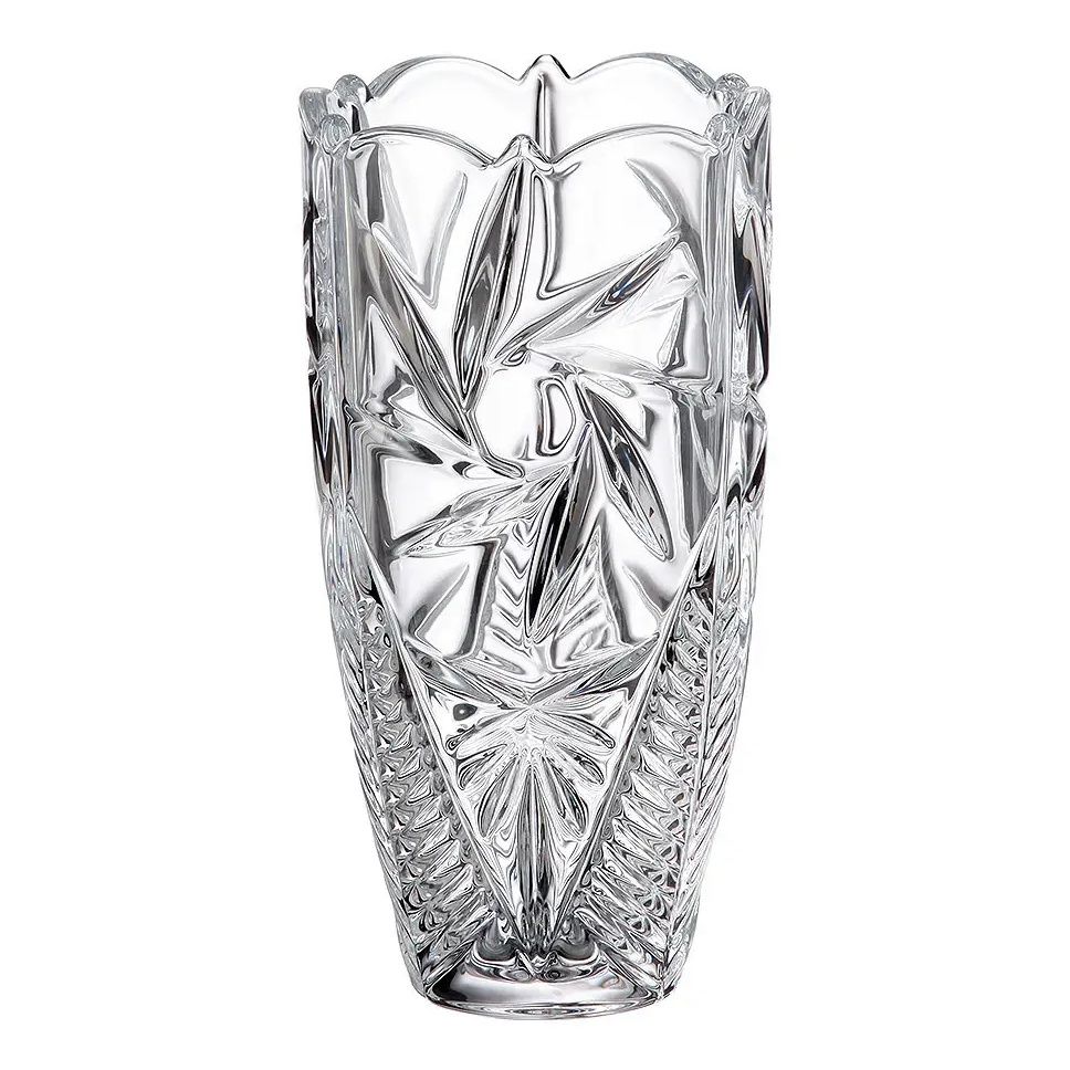 

Ваза стеклянная Crystal Bohemia Nova Old Pinwheel 20 см прозрачная
