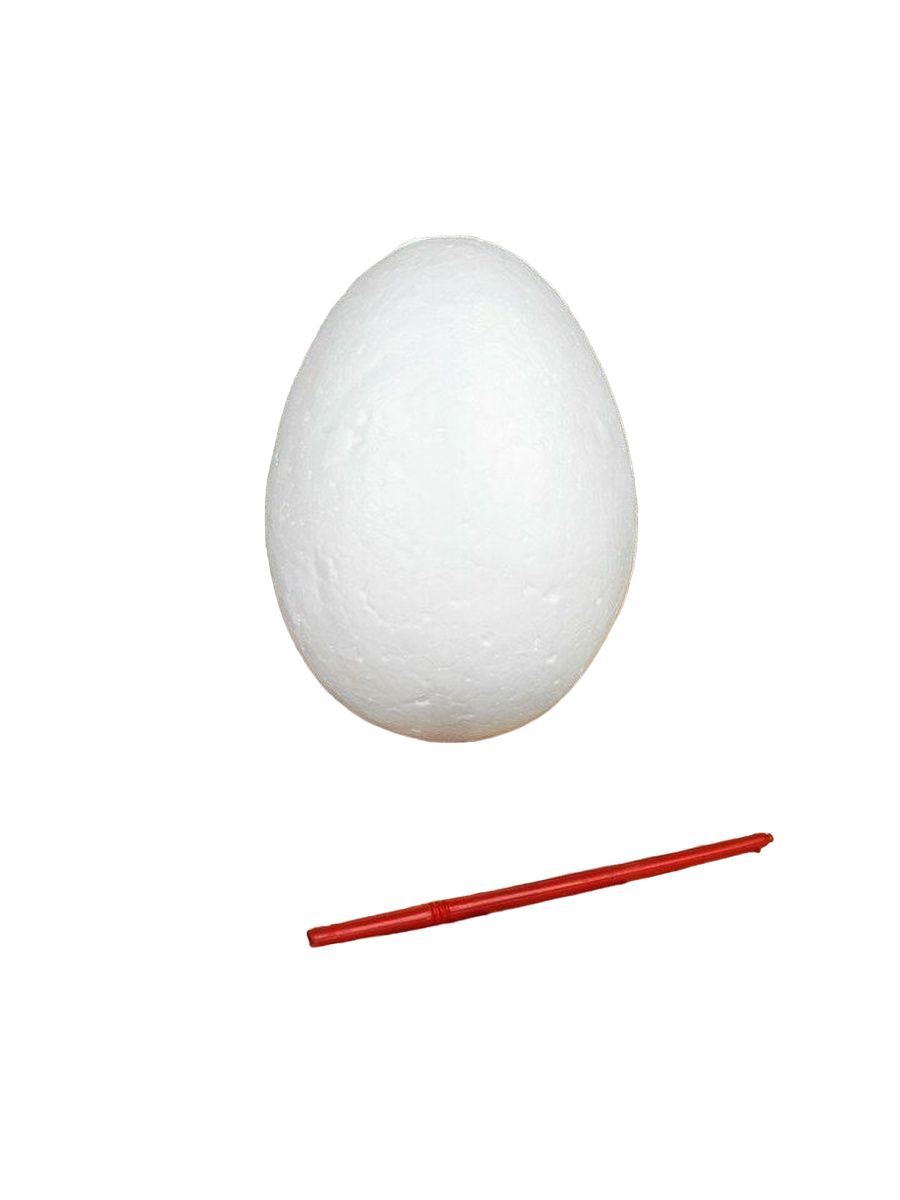 

Яйцо под раскраску, размер: 9 х 13 см, краски 4 шт. по 3 мл, кисть