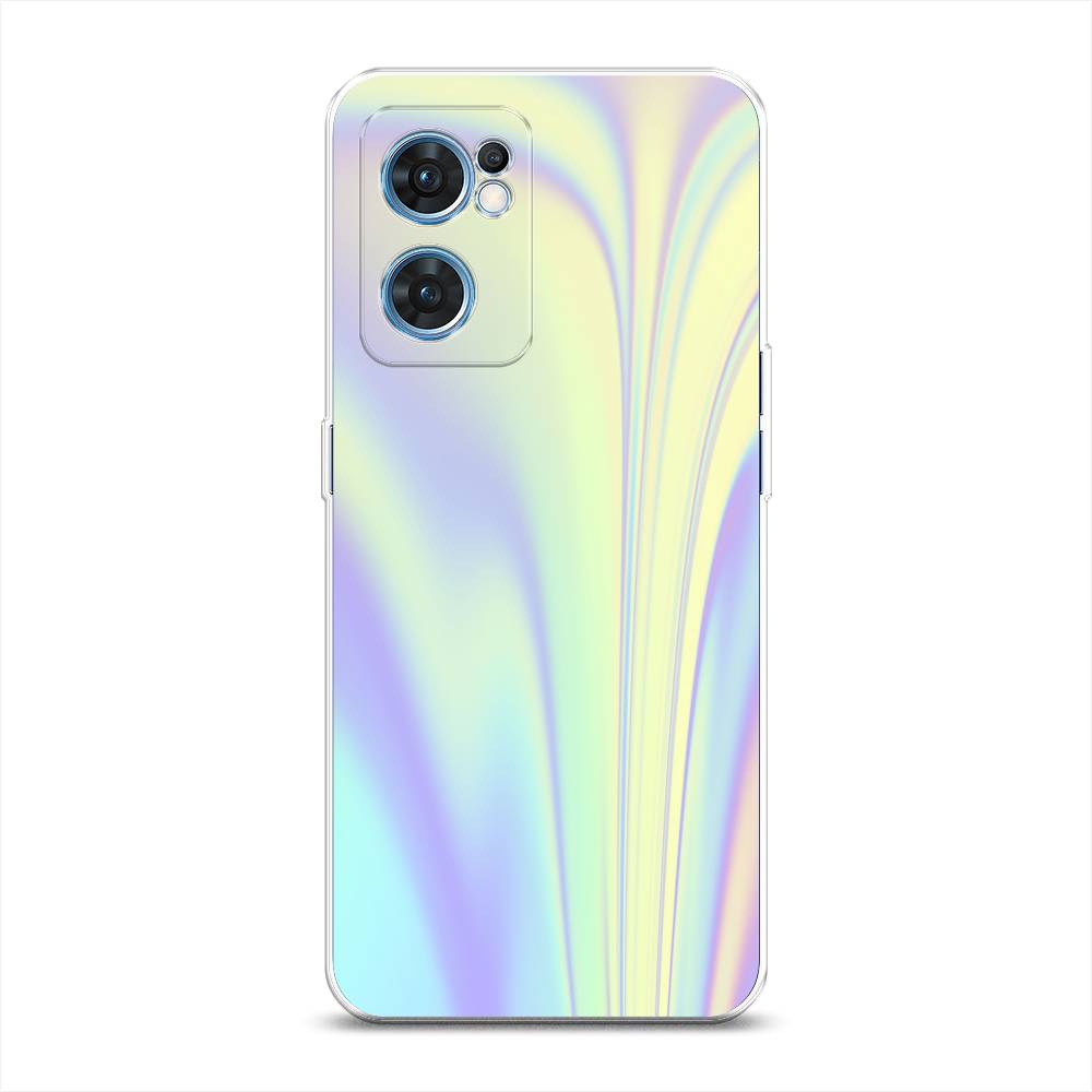 

Силиконовый чехол "Фиолетовая голограмма" на Oppo Find X5 Lite, Фиолетовая голограмма