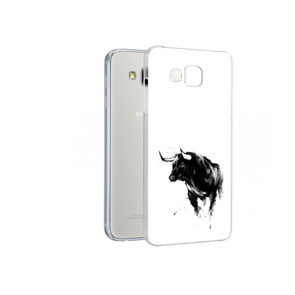 

Чехол MyPads Tocco для Samsung Galaxy A7 бык, Прозрачный, Tocco