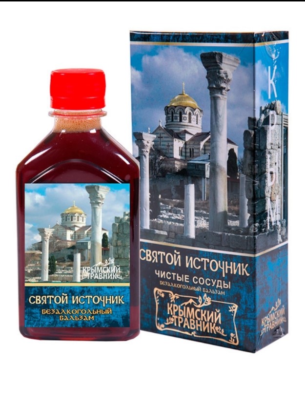 Бальзам Крымский Травник Святой источник, жидкость, 250 мл