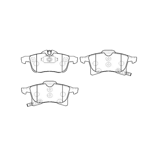 

Тормозные колодки HSB hp9653