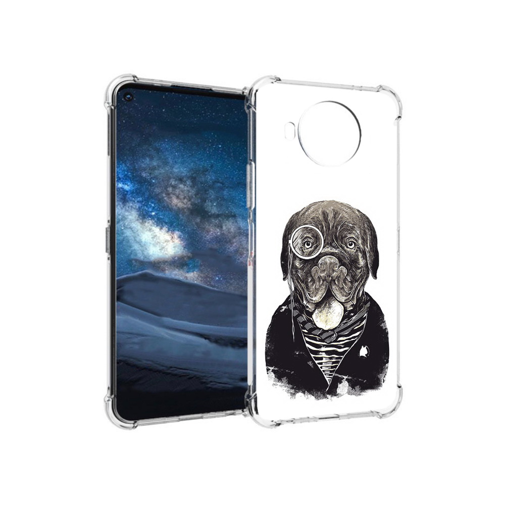 

Чехол MyPads Tocco для Nokia 8.3 солидный песик (PT227053.110.615), Прозрачный, Tocco